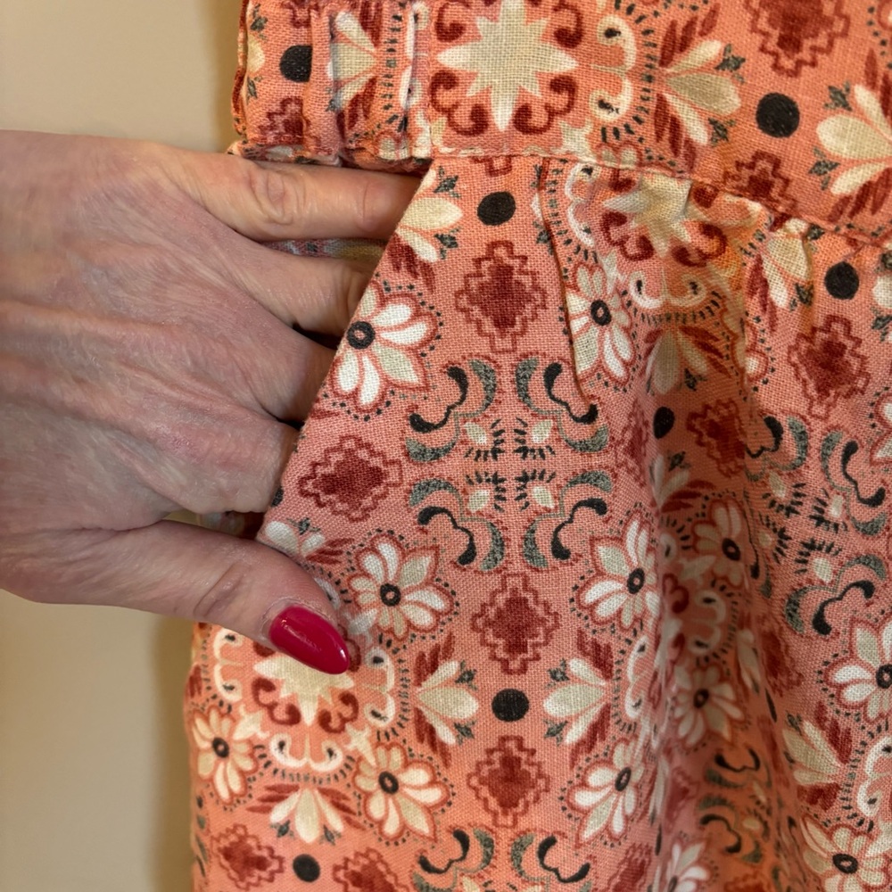 LOFT Pink Floral Embroidered Mini Skirt - Picture 3 of 8